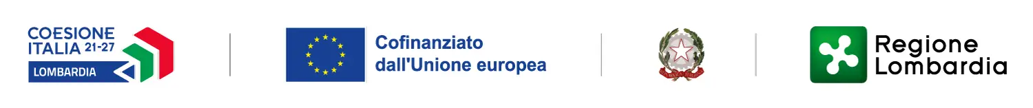 Finanziato con il sostegno del programma Coesione Italia-Lombardia